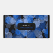 Blaue Grafikkreise, Grafikdesigner Schreibtischunterlage (Vorderseite)