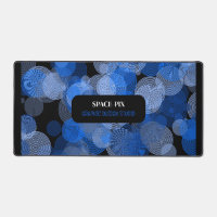 Blaue Grafikkreise, Grafikdesigner