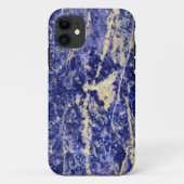 Blaue Granit, blauer Marmor, blauer Stein Case-Mate iPhone Hülle (Rückseite)