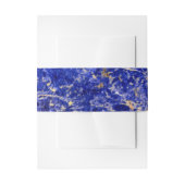 Blaue Granit, blauer Marmor, blauer Stein Einladungsbanderole (Vorderseite Beispiel)