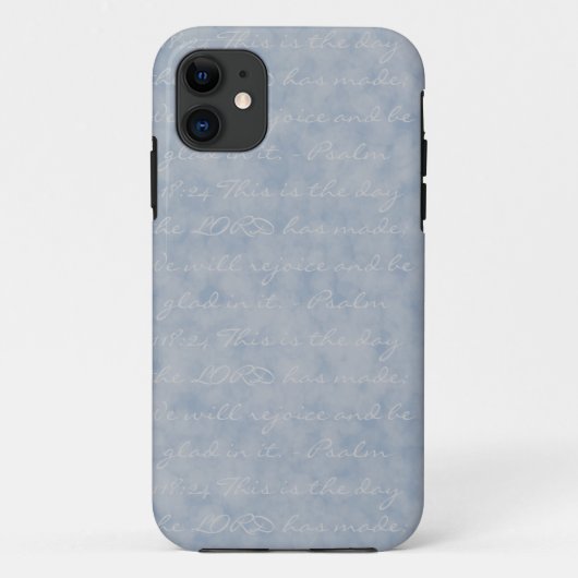 Blaue/graue Beschaffenheit Case-Mate iPhone Hülle (Rückseite)