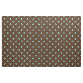 Blaue graue Blume auf Braunen Stoff (Yard (91,4 cm))