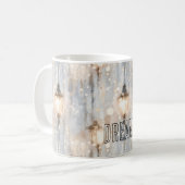 Blaue Graue Lichter Laterne Kaffeetasse (Vorderseite Links)