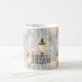 Blaue Graue Lichter Laterne Kaffeetasse