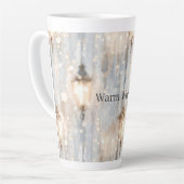 Blaue Graue Lichter Laterne Milchtasse (Linke Ecke)