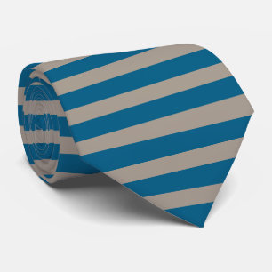 Blaue Graue Streifen Nahtloses Muster Krawatte