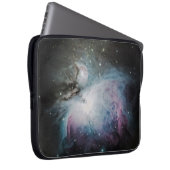 Blaue, graue und lila Nebel Laptopschutzhülle (Vorne Rechts)