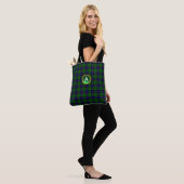 BLAUE GREEN SCOTT ARMSTRONG TARTAN GEM MONOGRAMM TASCHE (Am Model)