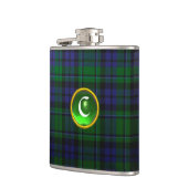BLAUE GREEN SCOTTISH TARTAN EMERALD GEM MONOGRAM FLACHMANN (Links)
