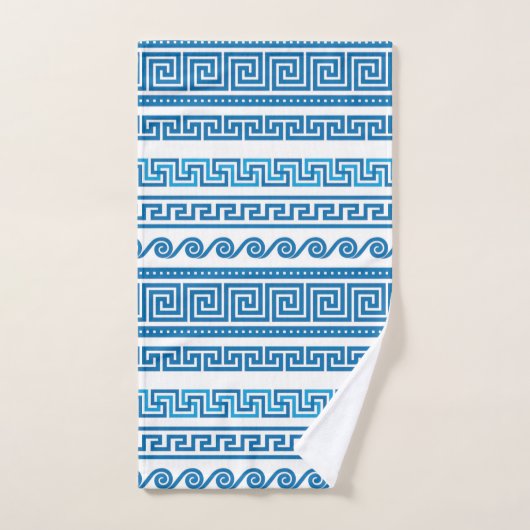 Blaue griechische Handtücher (Handtuch)