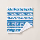 Blaue griechische Handtücher (Waschlappen)