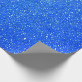 Blaue Grobgrundfläche Geschenkpapier (Ecke)