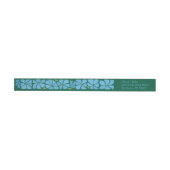 Blaue Groovy-Blumenmuster (Person)