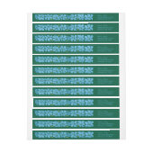 Blaue Groovy-Blumenmuster (Bogen)