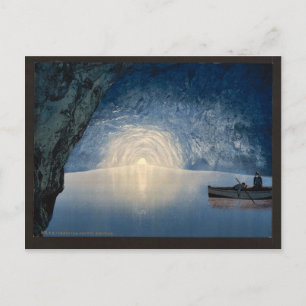 Blaue Grotte, Capri, Insel von, Vintages Foto Postkarte