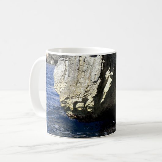 Blaue Grotte, Malta Kaffeetasse (Vorderseite Links)