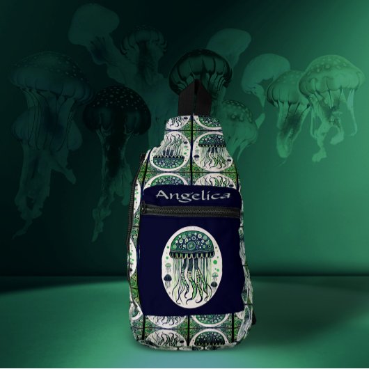 Blaue Grube Crossbody Bag