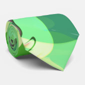 Blaue Grüne Abstrakte Ozeane Krawatte (Gerollt)