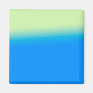 blaue grüne abstrakte Textur Kunst Magnet