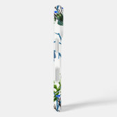 Blaue Grüne Aquarell-Wildblume Case-Mate iPhone Hülle (Rückseite / Rechts)