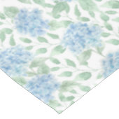 Blaue grüne Aquarell-Wildblume Tischdecke (Schrägansicht)