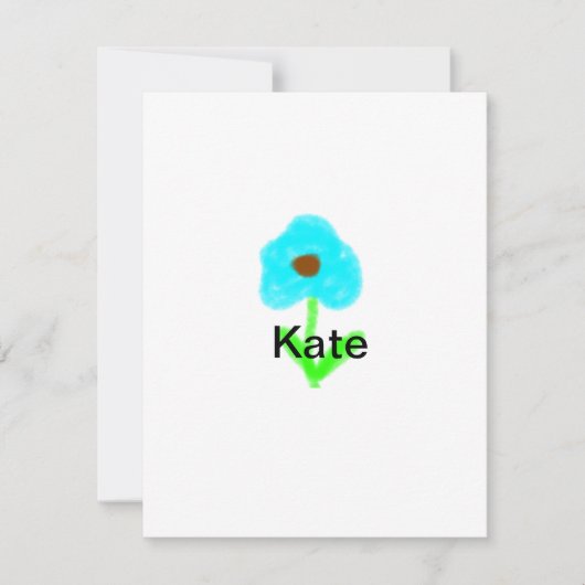 Blaue grüne Aquarellfarbe fügt dem Text einen eige (Vorderseite)