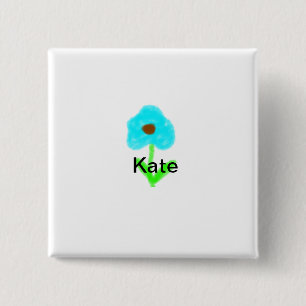 Blaue grüne Aquarellfarbe fügt dem Text einen eige Button