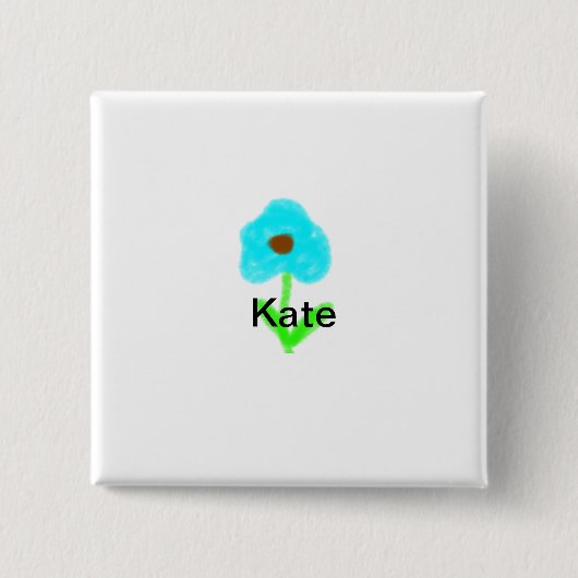 Blaue grüne Aquarellfarbe fügt dem Text einen eige Button (Vorderseite)
