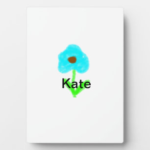 Blaue grüne Aquarellfarbe fügt dem Text einen eige Fotoplatte