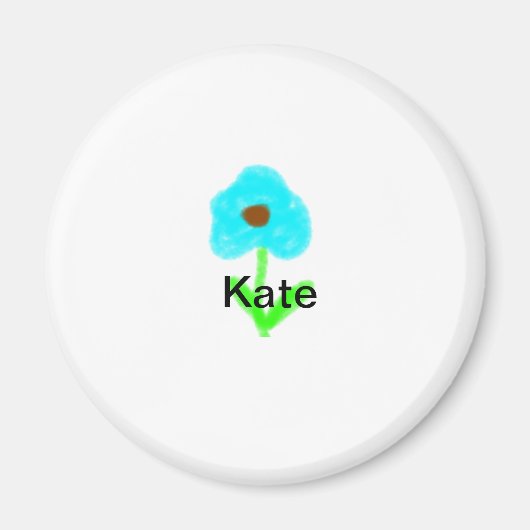 Blaue grüne Aquarellfarbe fügt dem Text einen eige Magnet (Vorne)