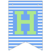 Blaue, grüne Birthday-Jagdfahnen Wimpelkette (Zweite Fahne)