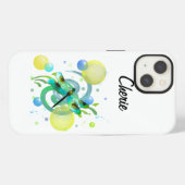Blaue Grüne Libellen iPhone Hülle (Rückseite (Horizontal))