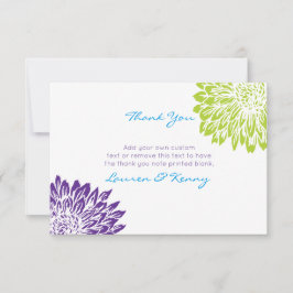 Blaue, grüne, lila Mamas danken Ihnen Karten