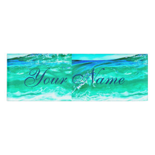 blaue/grüne Maui-Welle Thunder_Cove Namenschild