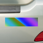 Blaue grüne Regenbogenfarben abstrakte Textur Autoaufkleber (Auf Auto)