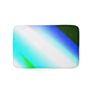 Blaue grüne Regenbogenfarben abstrakte Textur Badematte