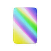 Blaue grüne Regenbogenfarben abstrakte Textur Badematte (Vorderseite Vertikal)
