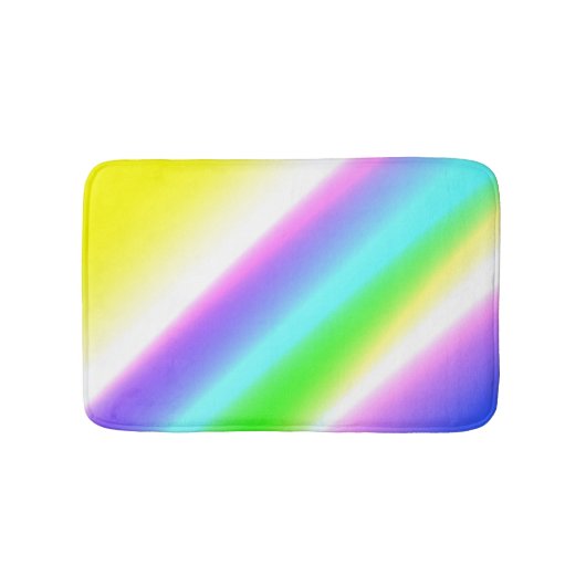 Blaue grüne Regenbogenfarben abstrakte Textur Badematte (Vorderseite)