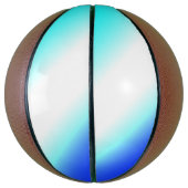 Blaue grüne Regenbogenfarben abstrakte Textur Basketball (Vertikal)