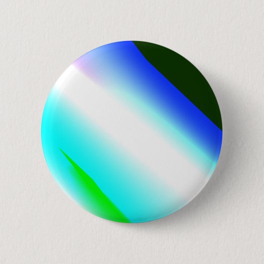Blaue grüne Regenbogenfarben abstrakte Textur Button (Vorderseite)