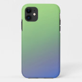 Blaue grüne Regenbogenfarben abstrakte Textur Case-Mate iPhone Hülle (Rückseite)