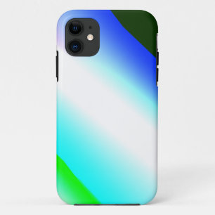 Blaue grüne Regenbogenfarben abstrakte Textur Case-Mate iPhone Hülle