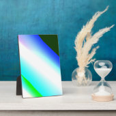 Blaue grüne Regenbogenfarben abstrakte Textur Fotoplatte (Seite)