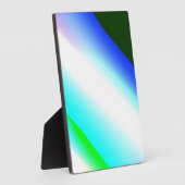 Blaue grüne Regenbogenfarben abstrakte Textur Fotoplatte (Seite)