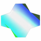 Blaue grüne Regenbogenfarben abstrakte Textur Fußball (Flach)