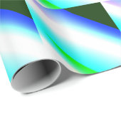 Blaue grüne Regenbogenfarben abstrakte Textur Geschenkpapier (Rolleneckpunkt)