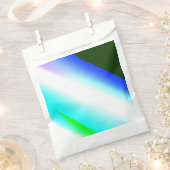 Blaue grüne Regenbogenfarben abstrakte Textur Geschenktütchen (Ausgeschnitten)