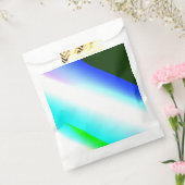Blaue grüne Regenbogenfarben abstrakte Textur Geschenktütchen (Versiegelt)