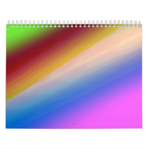 Blaue grüne Regenbogenfarben abstrakte Textur Kalender