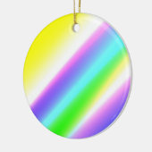 Blaue grüne Regenbogenfarben abstrakte Textur Keramik Ornament (Links)